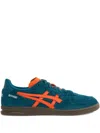 Asics Skyhand Panelled Sneakers In Blue