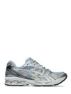 Asics Sleek Synthetic Leather Sneakers With Modern Silhouette In Gray