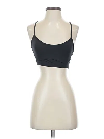 Pre-owned Asics Sleeveless Top Black Halter Neckline Tops