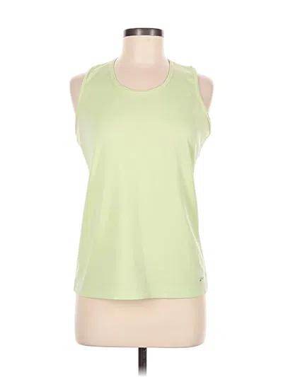 Pre-owned Asics Sleeveless T-shirt In Green