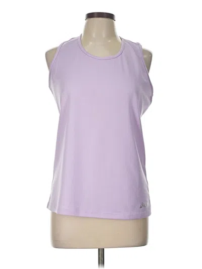 Pre-owned Asics Sleeveless T-shirt In Purple