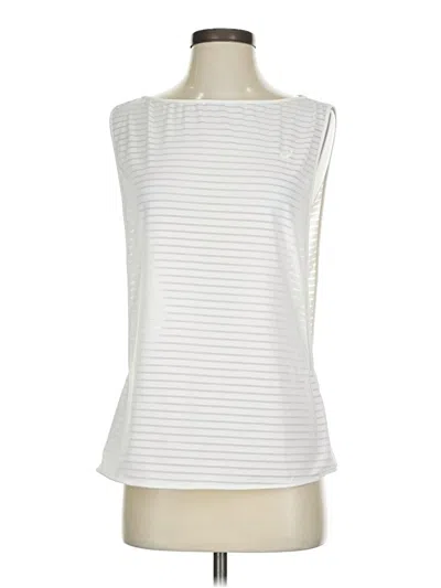 Pre-owned Asics Sleeveless T-shirt In White