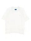 Asics Slogan-embroidered T-shirt In White