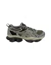 Asics 'mesh Upper Kinetic Sneakers With Pull Tab' In Gray
