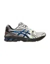 Asics Cream And Blue Gel-kayano 14 Sneakers In Blue