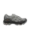Asics Layered Grey Sneakers With Gel Technology In Gray