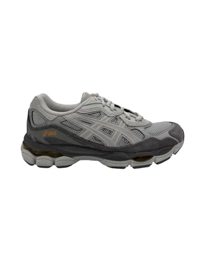 Asics Layered Grey Sneakers With Gel Technology In Gray