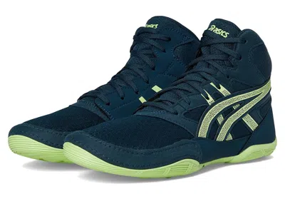 Asics Snapdown 4 Grade School (toddler/little Kid/big Kid) Kids Shoes Tranquil Teal/lucid Yellow : 3 Littl In Green