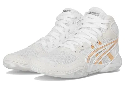 Asics Snapdown 4 Gs (toddler/little Kid/big Kid) Boys Shoes White/pure Gold : 2 Little Kid M, Synthetic