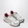 Asics Mesh And Synthetic Leather Sneakers In Silver