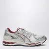 Asics Gel Kayano Running Shoe With Contrast Sole In Gray