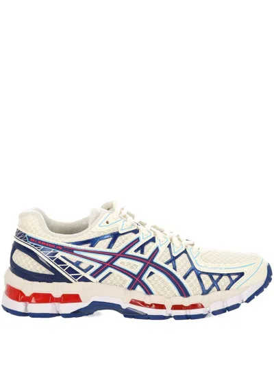 Asics Sneakers In Cream/deep Marine