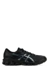 Asics Lightweight Mesh Upper Sneakers In Black