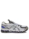 Asics Man Sneakers Light Grey Size 8.5 Textile Fibers In Multi
