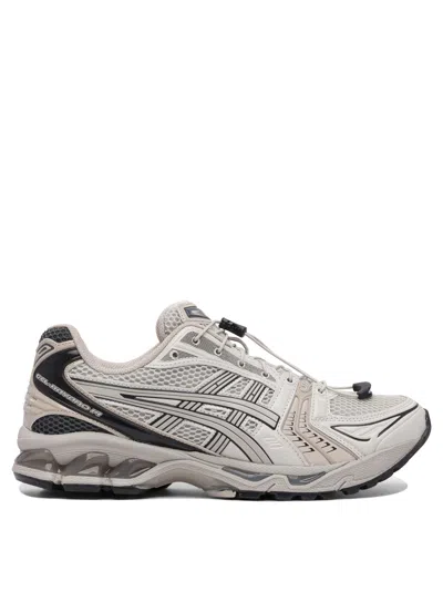 Asics Mesh Upper Rubber Sole In White