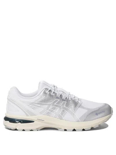 Asics Leather Sneakers In Plata