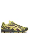 Asics Panels Mesh Rubber Sole Slip-on Sneakers In Yellow