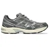 Asics Mens Clay Grey Pure Silver Gel 1130 Leather And Mesh Low-top Trainers In Gray