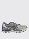 Asics Casual Sneakers With Mesh Upper And Rubber Outsole In Gray