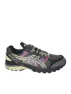Asics Mesh Us4-s Gel-terrain Kiko Curat Low-top Sneakers With Rubb In Black