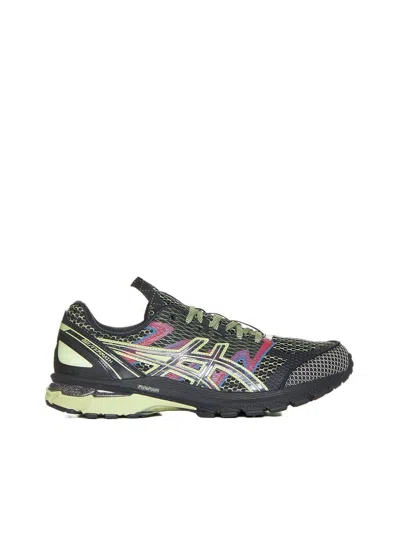 Asics Sneakers In Black/neon Lime