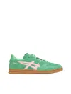 Asics Skyhand Og Suede Sneakers In Cilantro/grapefruit