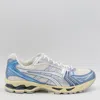 Asics Sneakers In Cream/denim Blue