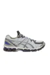 Asics Man Sneakers Light Grey Size 8.5 Textile Fibers In Glacier Grey+lavander Grey