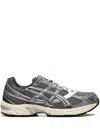 Asics Mens Clay Grey Pure Silver Gel 1130 Leather And Mesh Low-top Trainers In Gray