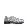 Asics Mens Gel-kayano 20 Mesh Low-top Trainers Gravel Pure Silver In Grey