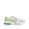 Asics Gel-kayano 14 White/lime Green Sneakers In Multi