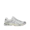 Asics Asymmetrical Mesh Sneakers With Gel Technology In White