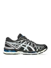 Asics Mesh Upper Rubber Outsole Sneakers In Black