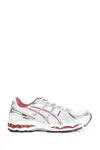 Asics Mesh And Synthetic Leather Sneakers In Animal Print