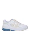 Asics White And Beige Ex89 Sneakers In White
