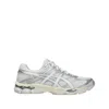 Asics Breathable Mesh Sneakers With Supportive Overlays In White