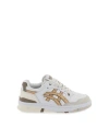Asics Ex89 Sportstyle Sneakers In White/honey Beige At Urban Outfitters In White