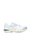 Asics Gtx Mesh Rubber Sole Sneakers In White/pure Silver