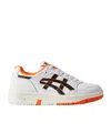 Asics Solid Color Leather Sneakers In White
