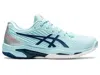 Asics Solution Speed Ff 2 Clay 1042a134-403 Women's Blue Tennis Shoes Gbnc1131 In Blue