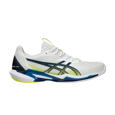 Pre-owned Asics Solution Speed Ff 3 Clay 'white Mako Blue' | Men's Size 11.5