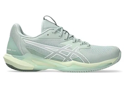 Pre-owned Asics Solution Speed Ff 3 Clay (women's) Sneakers In Lichen Rock/white In Multi