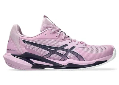 Pre-owned Asics Solution Speed Ff 3 Clay (women's) Sneakers In Light Ube/indigo Fog