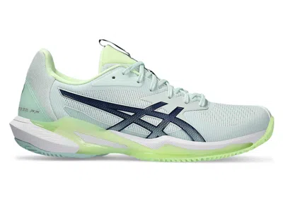 Pre-owned Asics Solution Speed Ff 3 Clay (women's) Sneakers In Pale Mint/blue Expanse In Multi