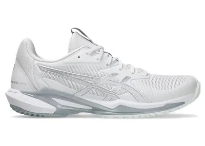 Pre-owned Asics Solution Speed Ff 3 Oc (women's) Sneakers In White/pure Silver