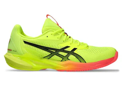 Pre-owned Asics Solution Speed Ff 3 Paris (women's) Sneakers In Safety Yellow/black