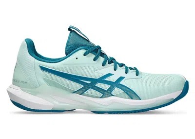 Pre-owned Asics Solution Speed Ff 3 (women's) Sneakers In Soothing Sea/teal Blue