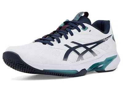 Asics Solution Speed Ff 4 Clay Men's Running Shoes White/midnight: 9 D - Medium
