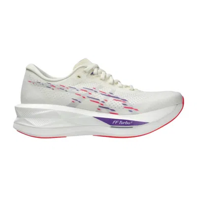 Asics Sonicblast Shoes White Red Aw25 Women In Gray