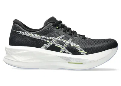 Pre-owned Asics Sonicblast (women's) Sneakers In Black/blue Fade